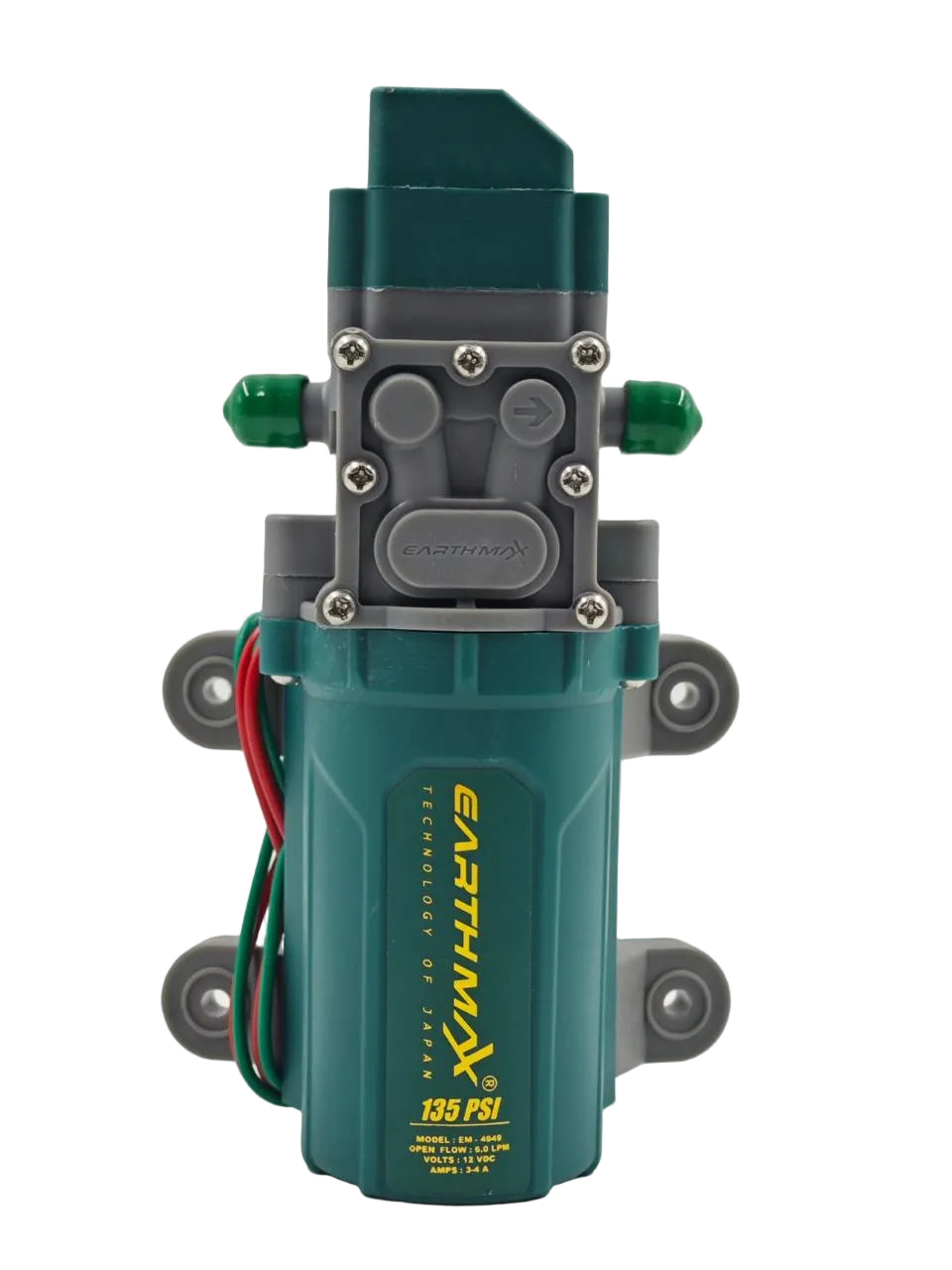 135 PSI Heavy Diaphragm Pump for Agriculture | Earth Max Single Motor